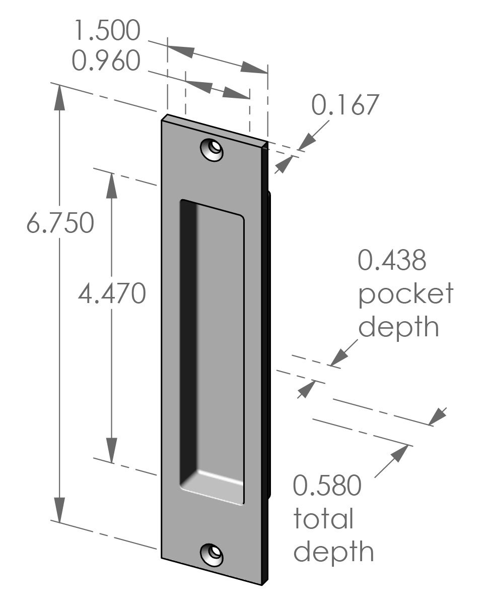 FP-205 Flush Pull Specifications
