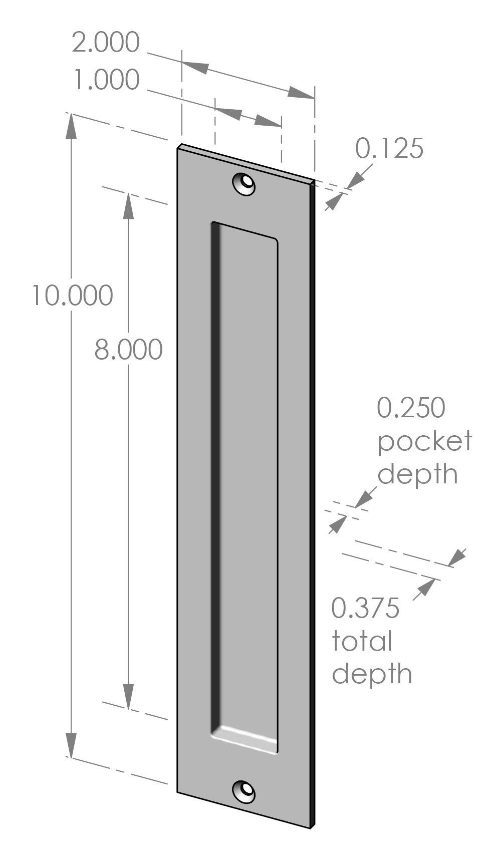 FP-310 Flush Pull Specifications