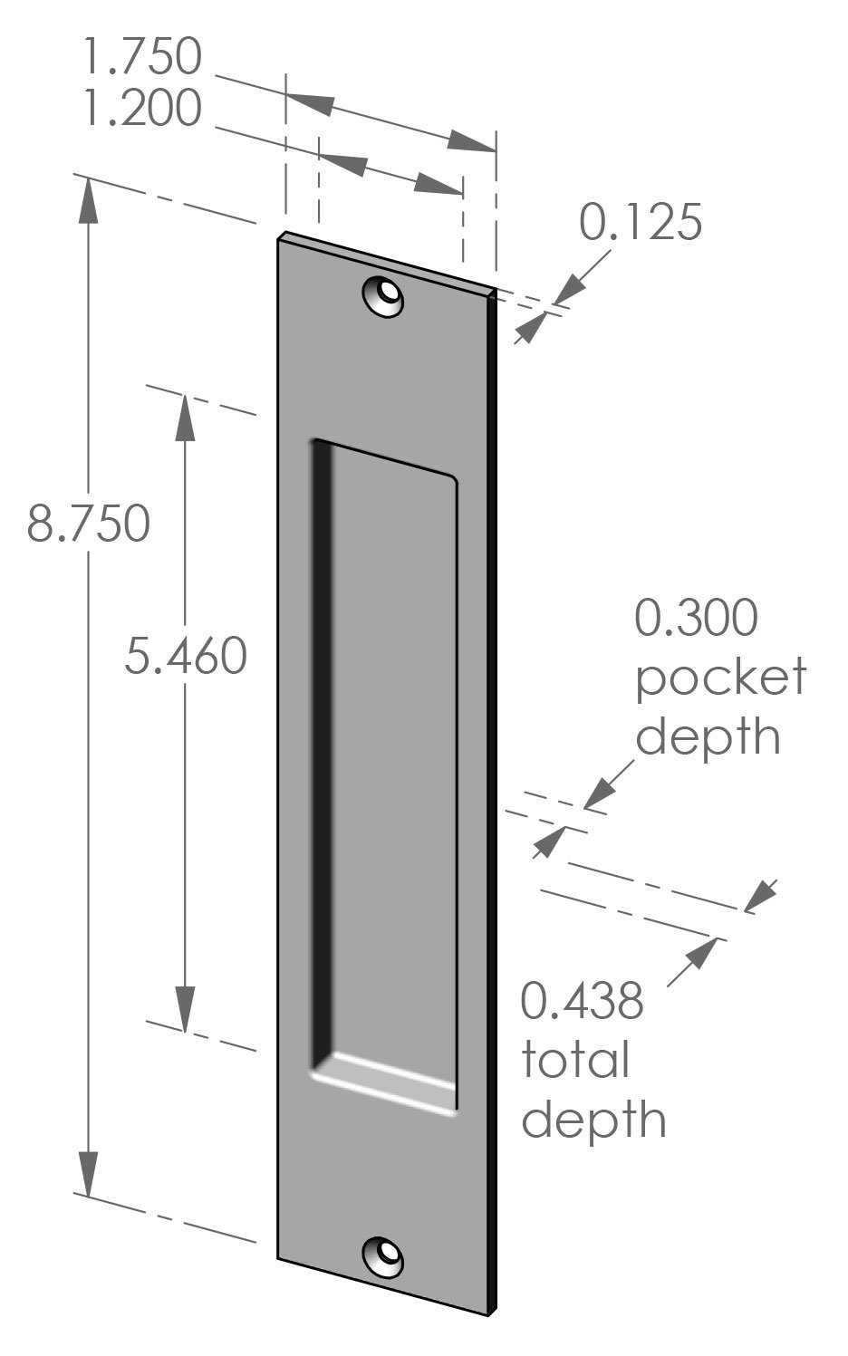 FP-475 Flush Pull Specifications