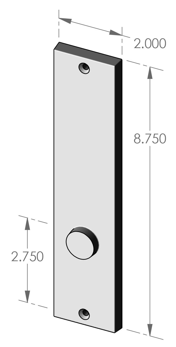 P-950 Contemporary Passage Plate Specifications