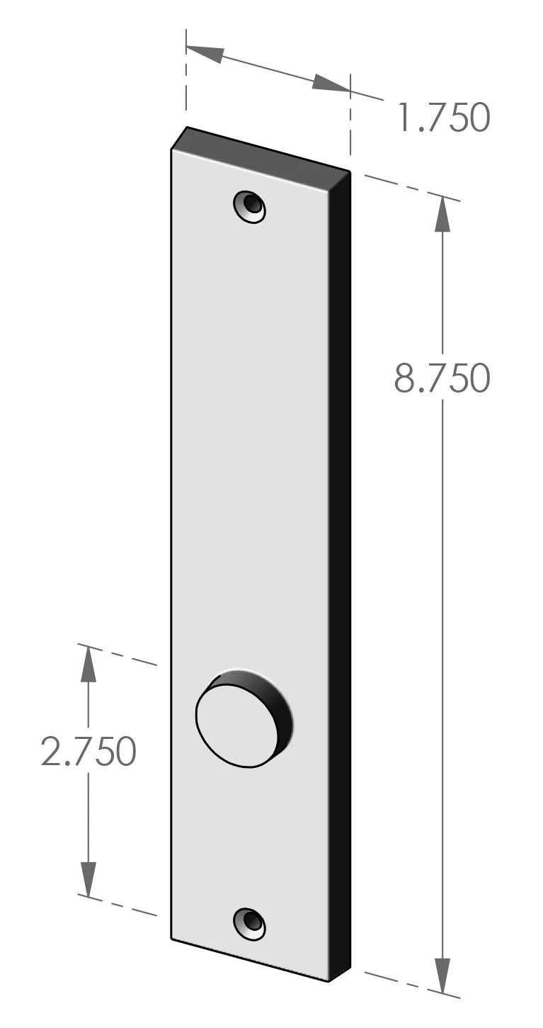 P-959 Contemporary Passage Plate Specifications