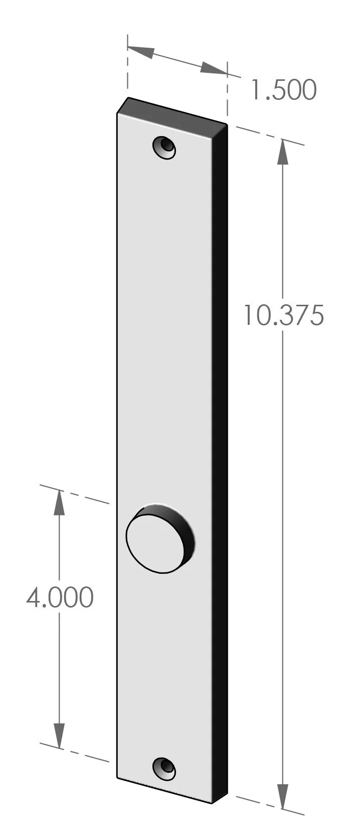 P-980 Contemporary Passage Plate Specifications