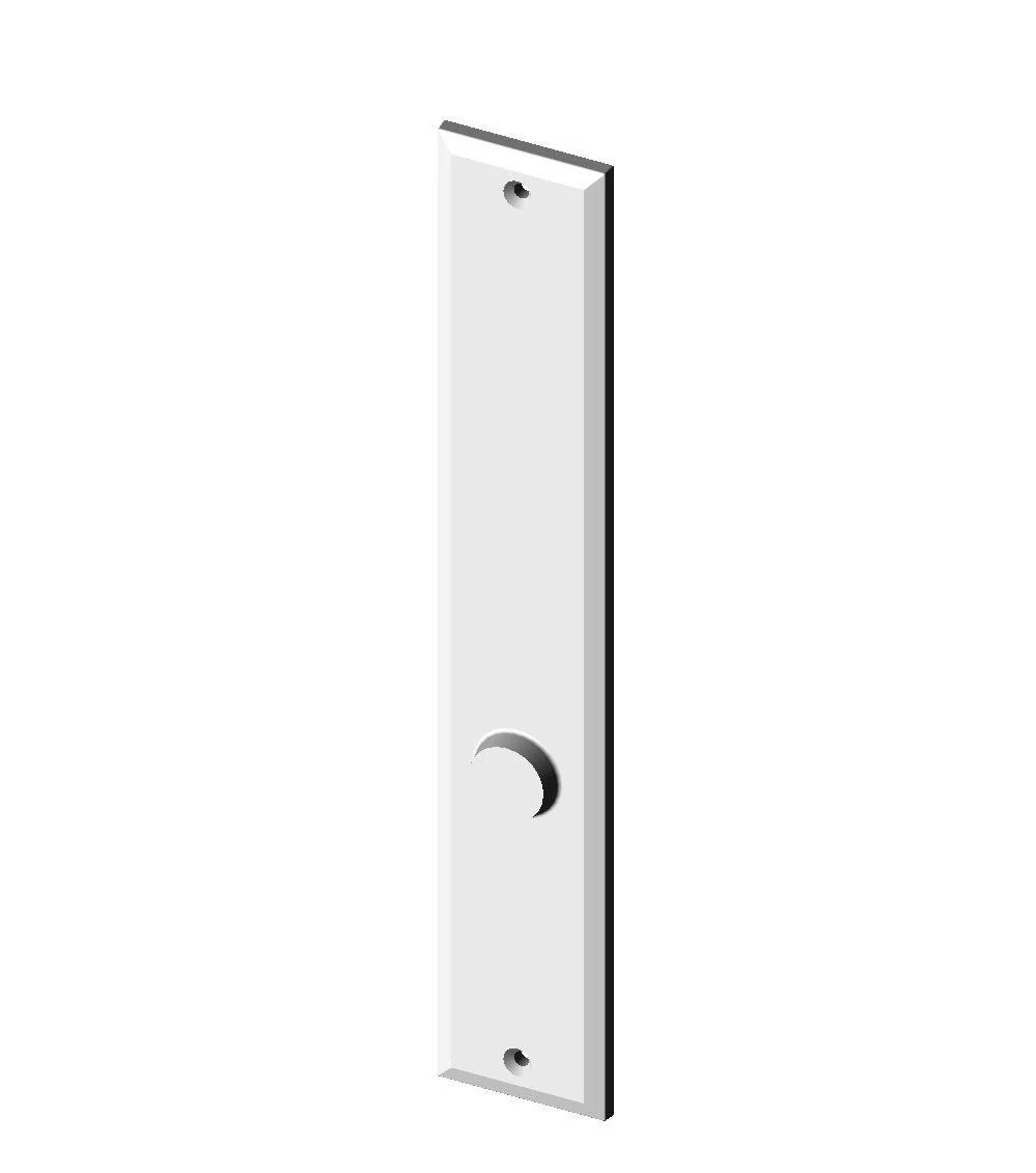 MP-US-833 Bevel Edge Interior US Passage Plate