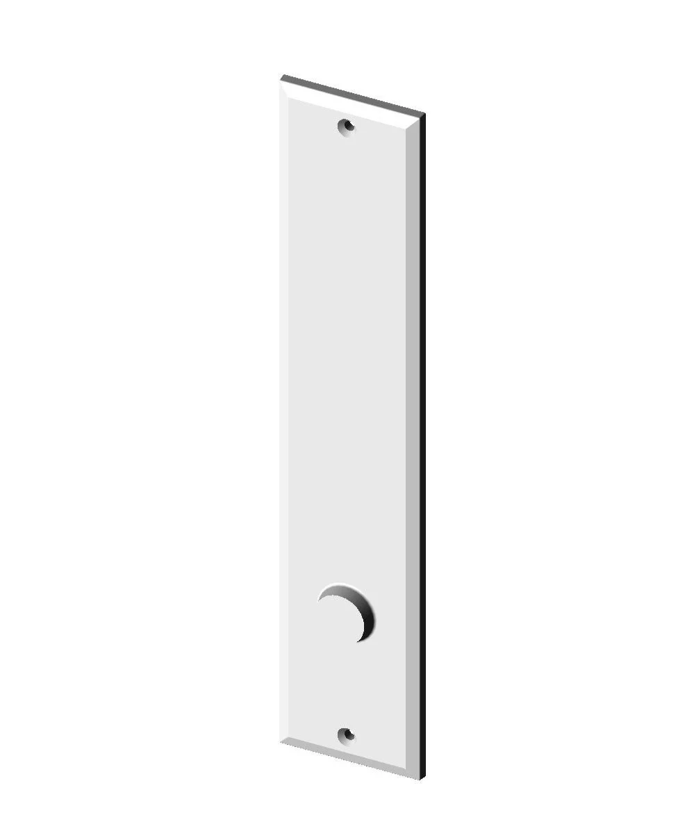 MP-US-836 Bevel Edge Interior US Passage Plate