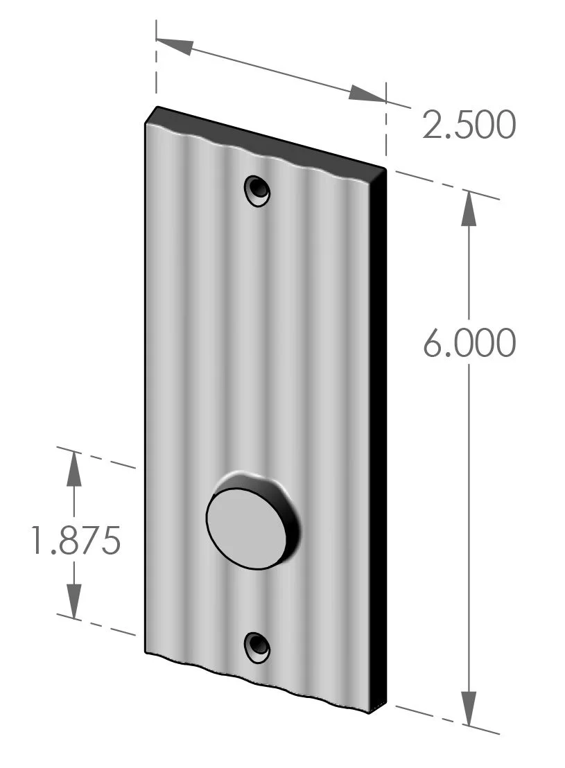 P-1406OH Corrugated Passage Plate Specifications