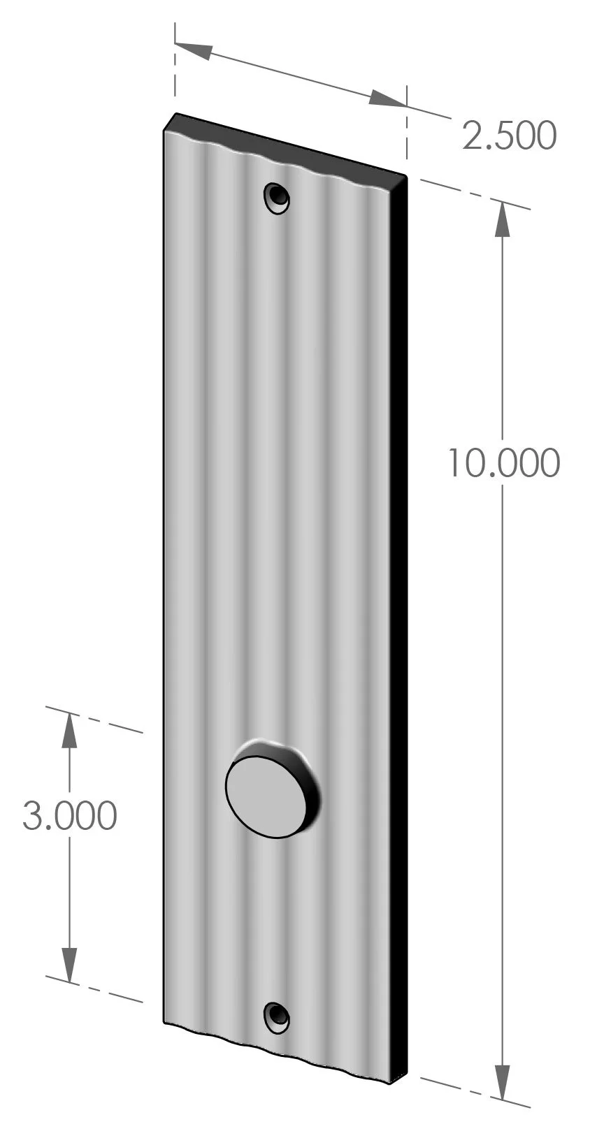 P-1410 Corrugated Passage Plate Specifications