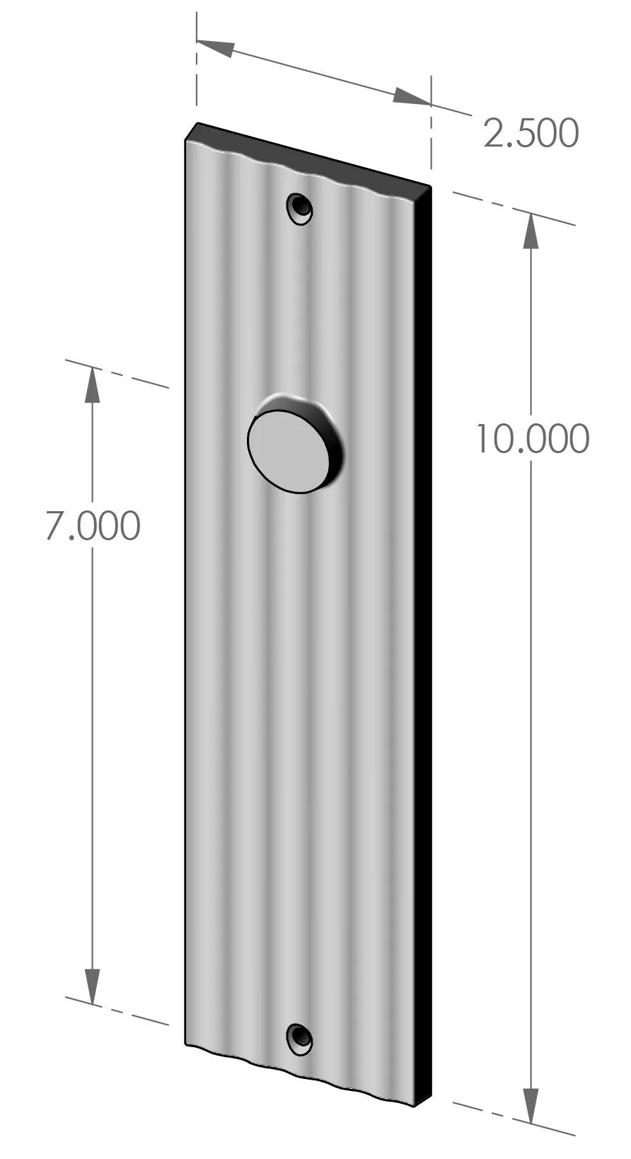 P-F1410 Corrugated Passage Plate Specifications
