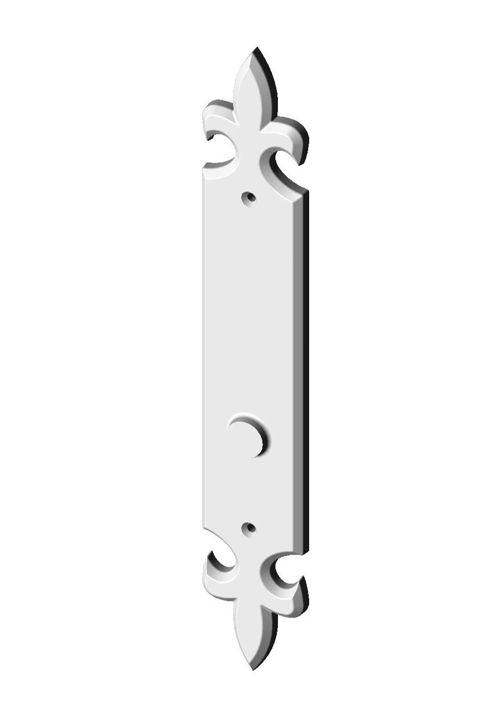 Fleur De Lis Escutcheon Plates