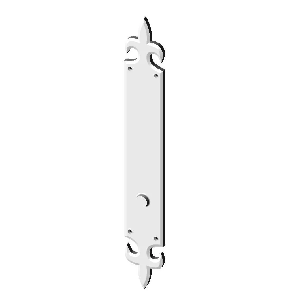 P-1250 Fleur de Lis Passage Plate