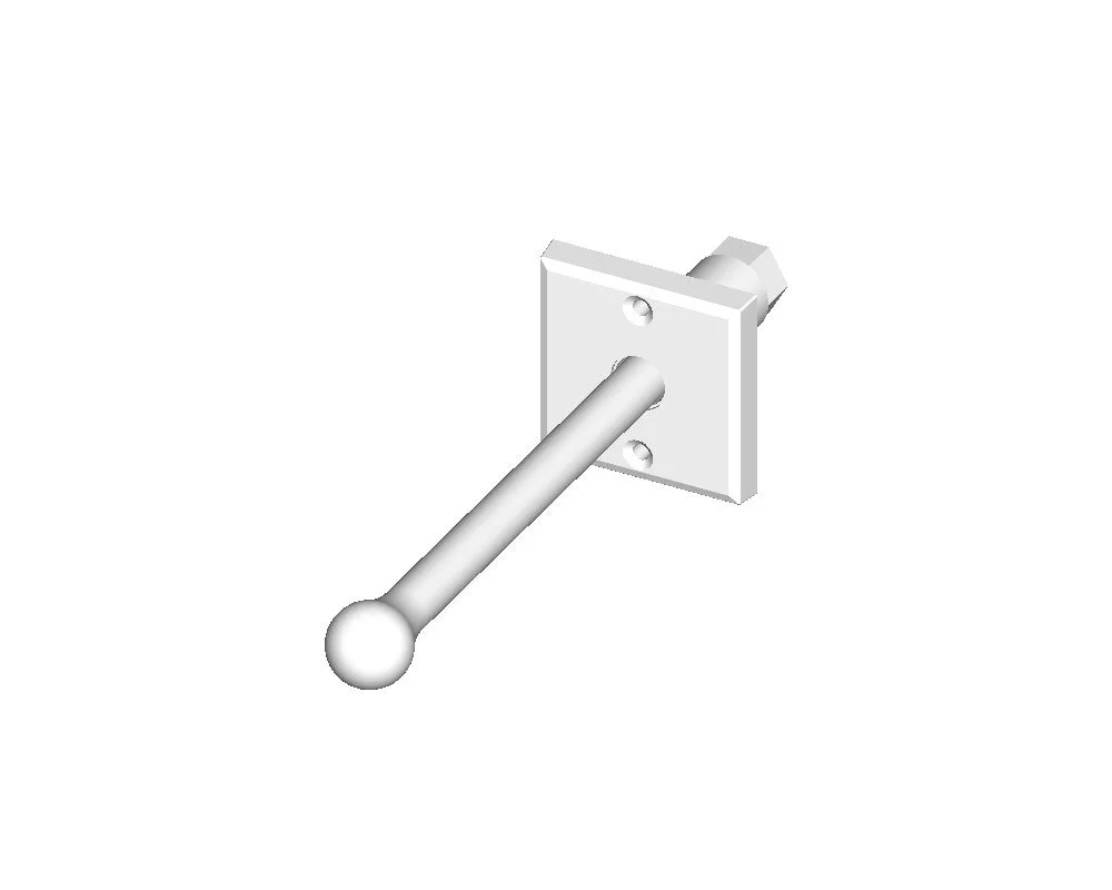 POGR-6 Pull-Out Garment Rod