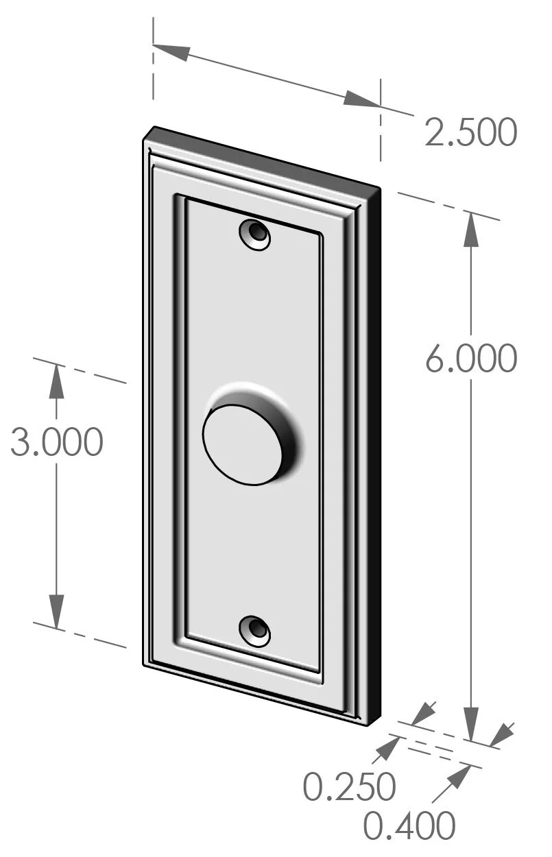 P-2506 Teton Passage Plate Specifications