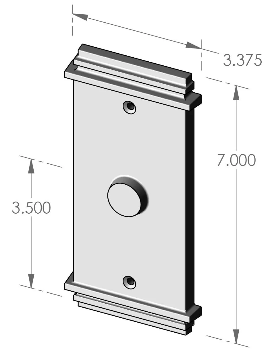 P-346 Hampton Passage Plate Specifications