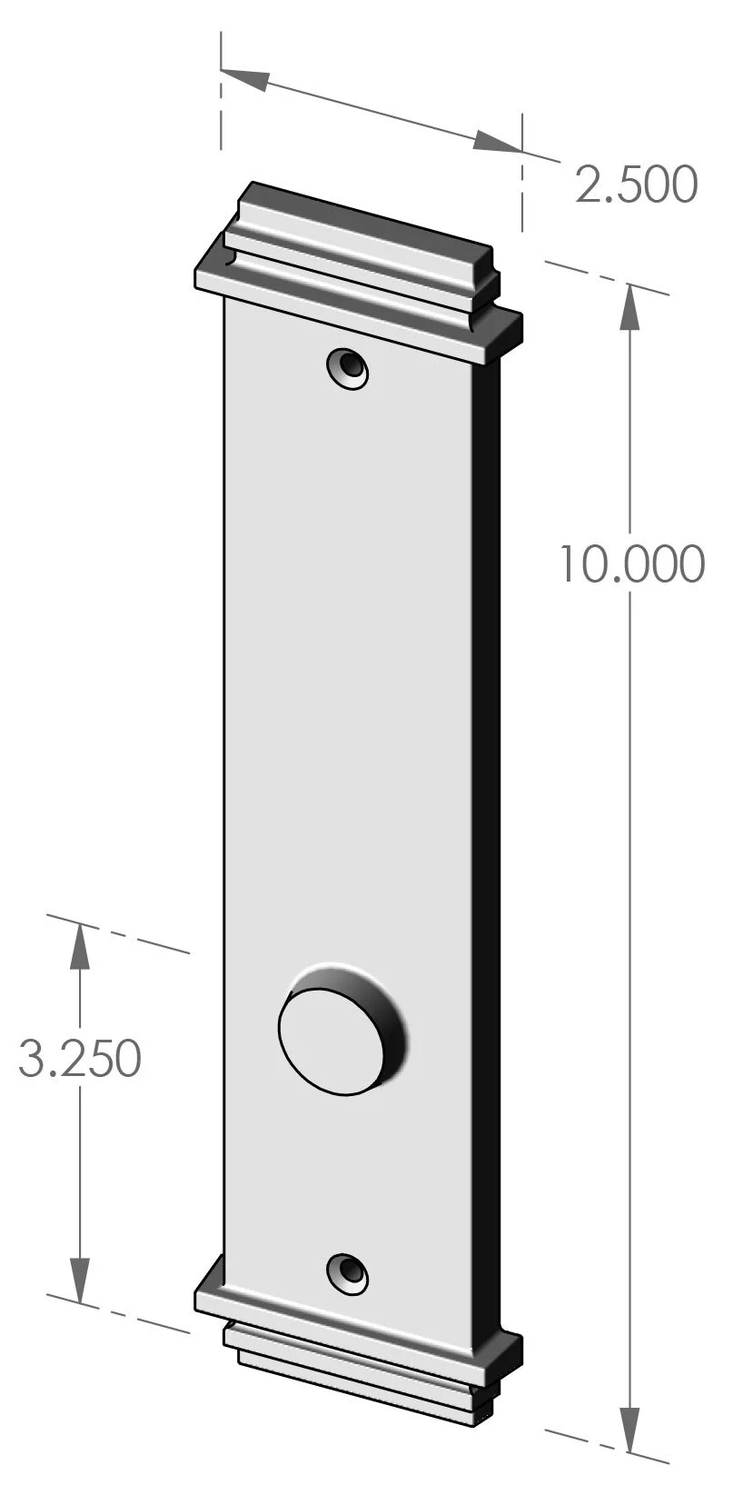 P-440 Hampton Passage Plate Specifications