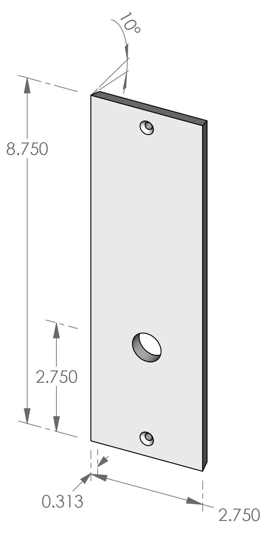 DEREUS-P-N-KYO-875 Kyoto Passage Plate Specifications