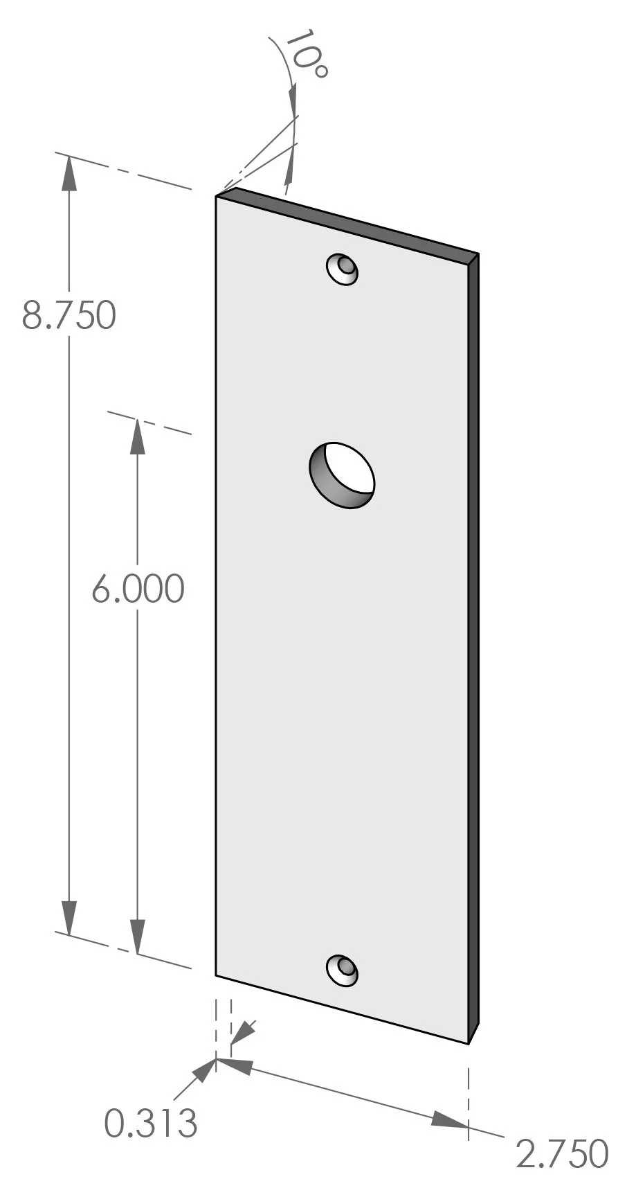 DEREUS-P-F-N-KYO-875 Kyoto Passage Plate Specifications