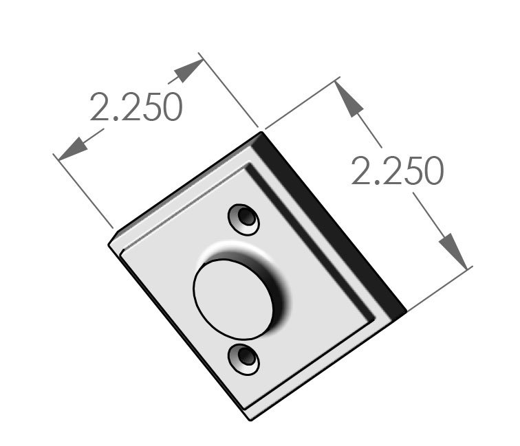 P-2101DI Mesa Diamond Passage Plate Specifications