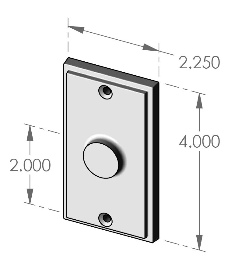 P-2104 Mesa Passage Plate Specifications