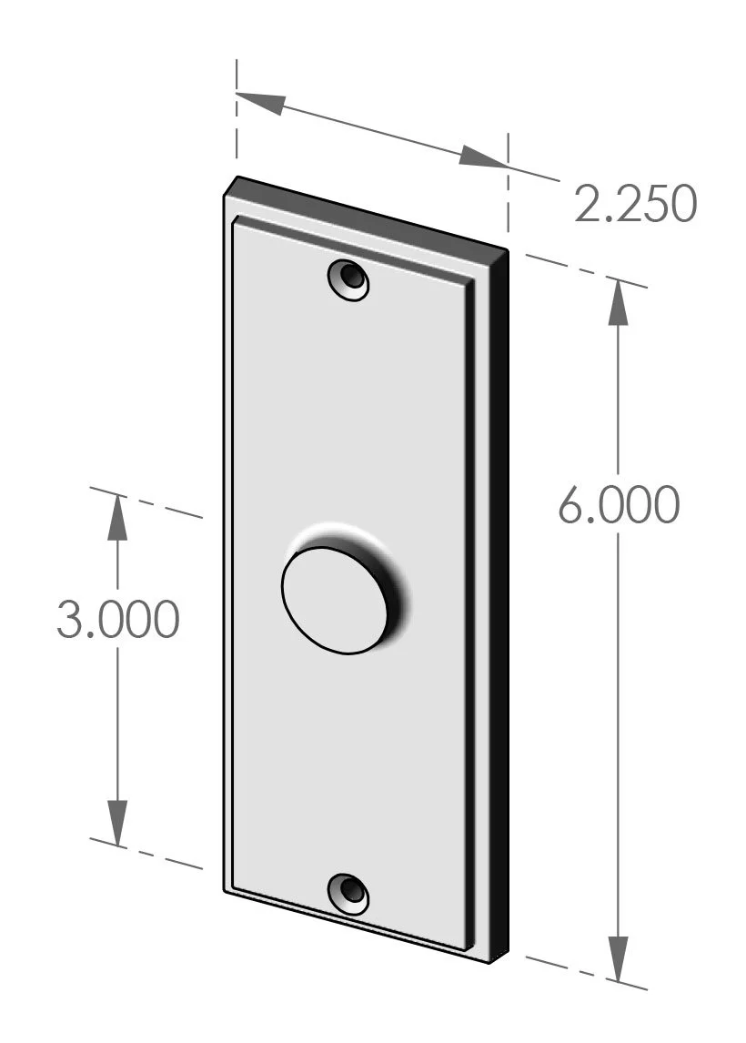 P-2106 Mesa Passage Plate Specifications
