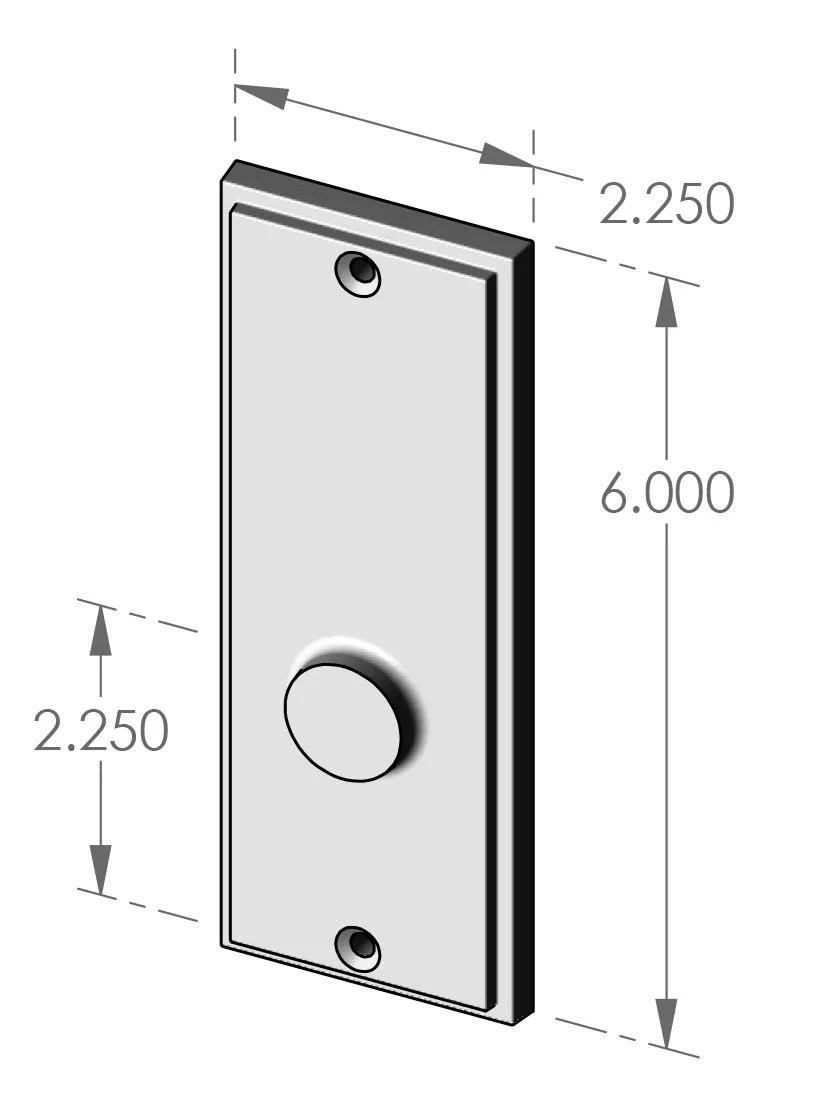 P-2106OH Mesa Passage Plate Specifications