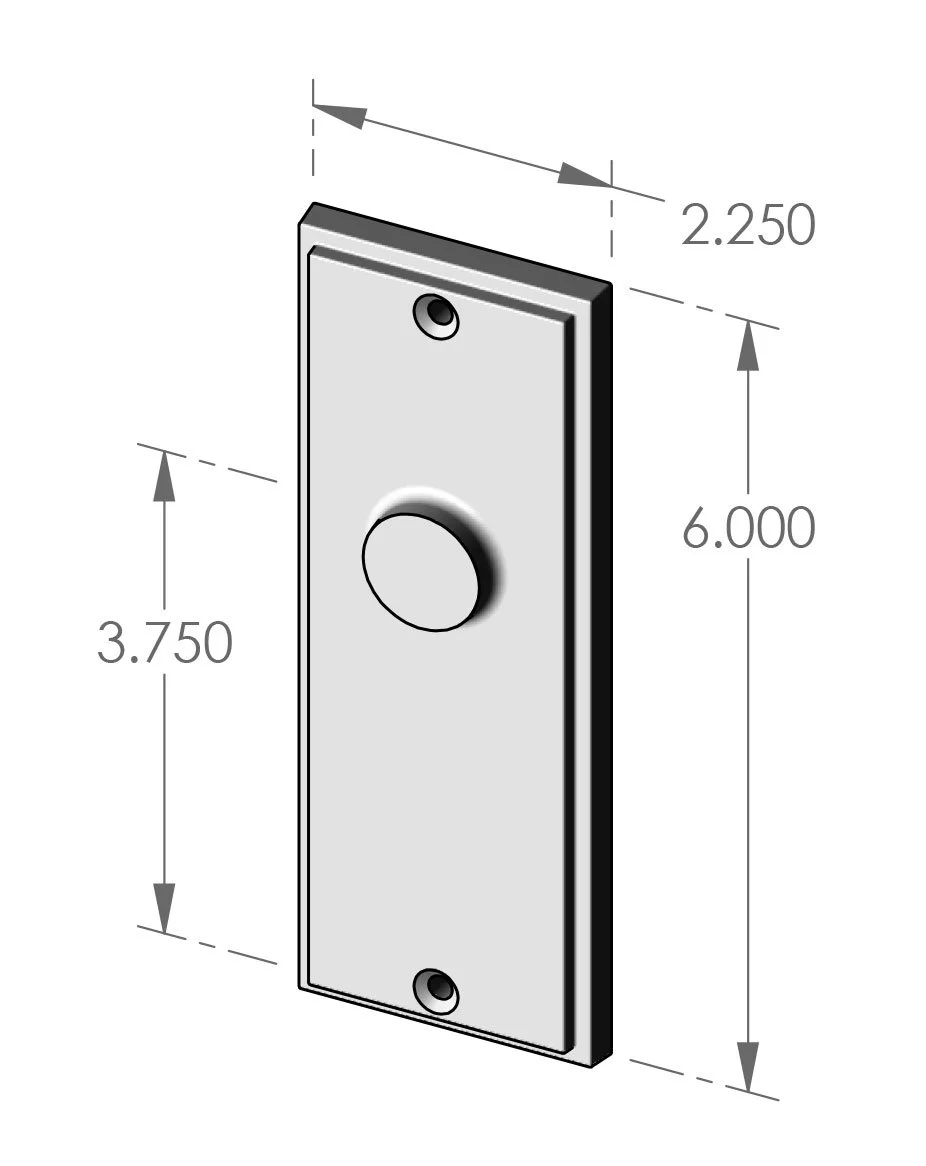 P-F2106OH Mesa Passage Plate Specifications
