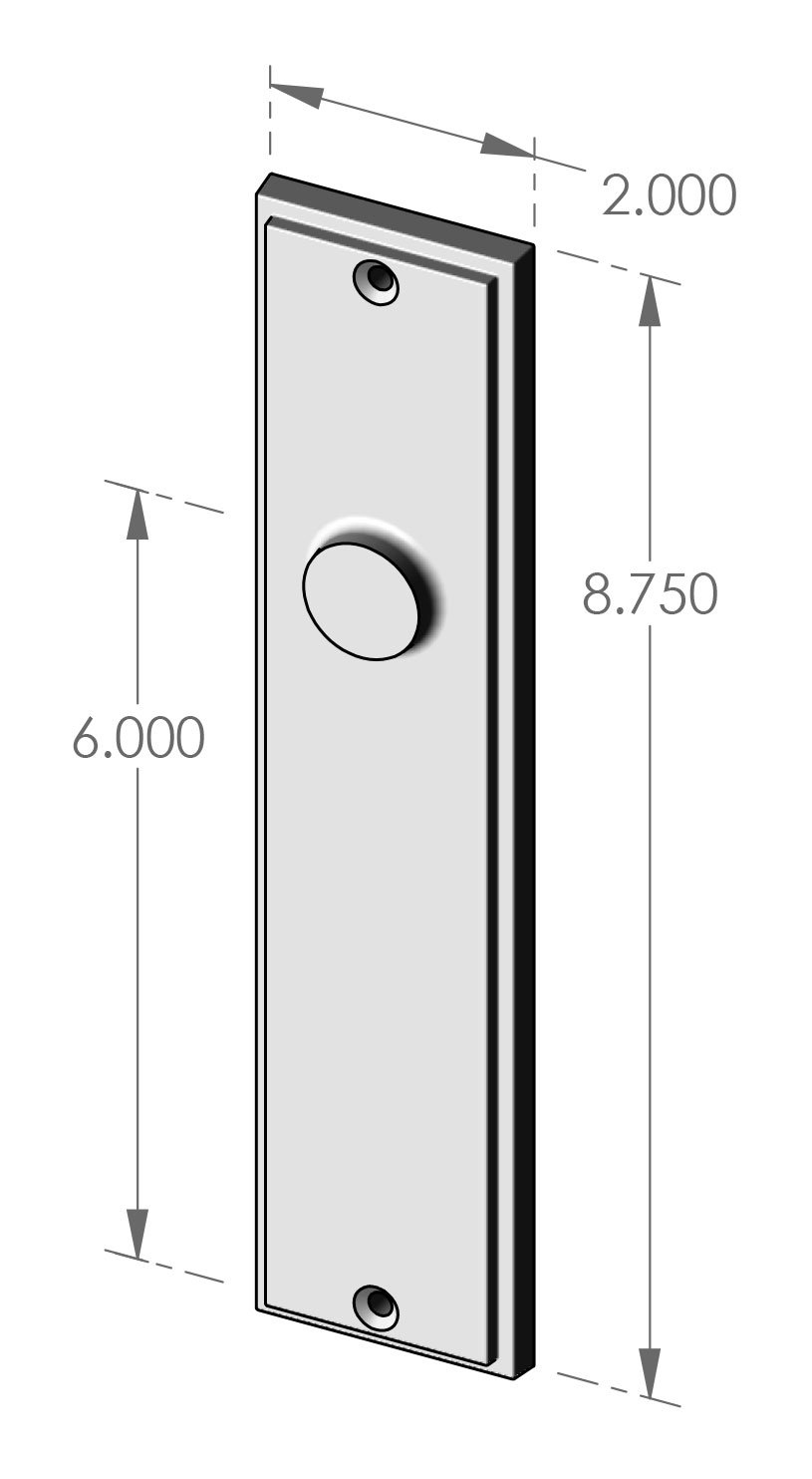 P-F2107 Mesa Passage Plate Specifications