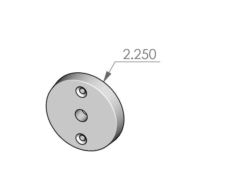 RP-N925 Novus Round Passage Plate Specifications