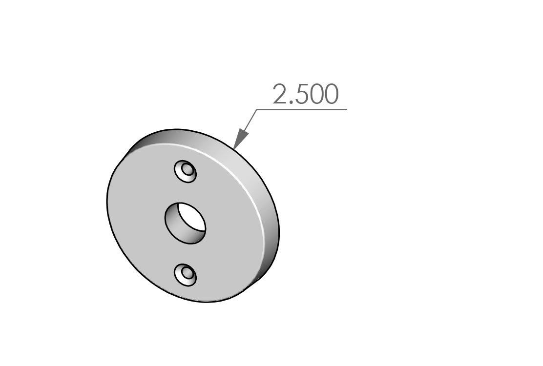 RP-N926 Novus Round Passage Plate Specifications