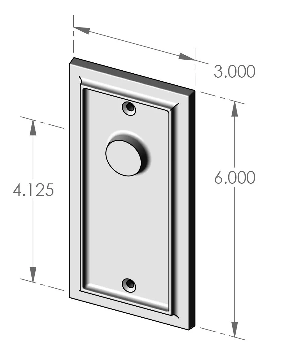 P-F326OH Ridge Passage Plate Specifications