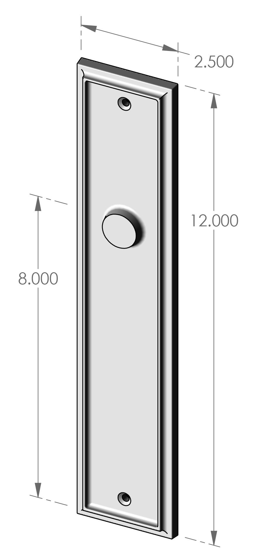 P-F423 Ridge Passage Plate Specifications