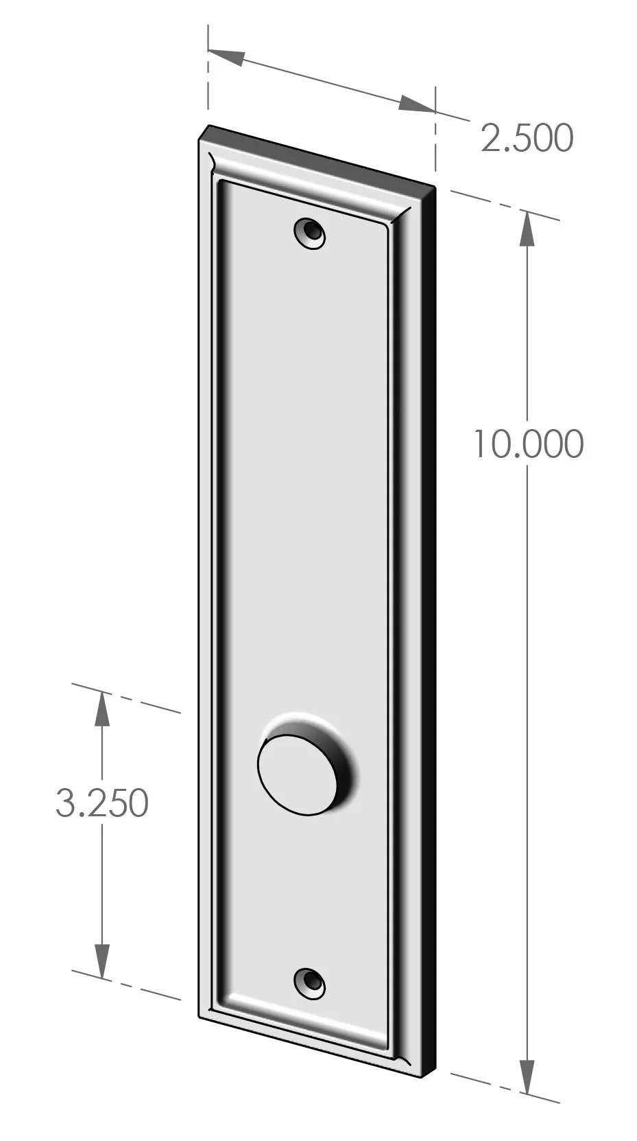 P-424 Ridge Passage Plate Specifications