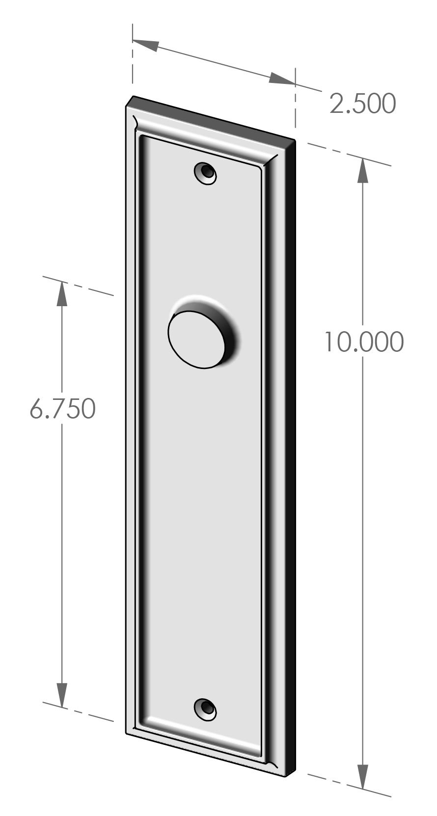 P-F424 Ridge Passage Plate Specifications