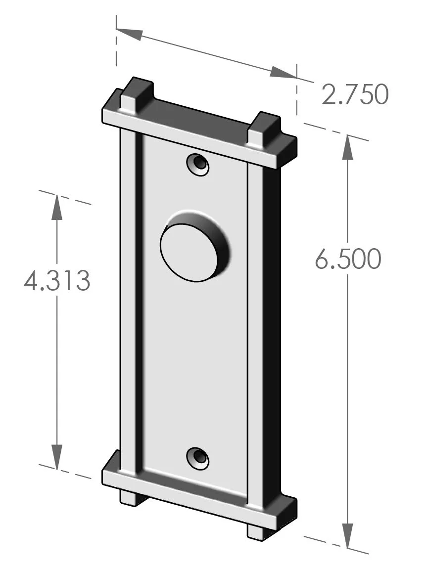 P-F355OH Trellis Passage Plate Specifications