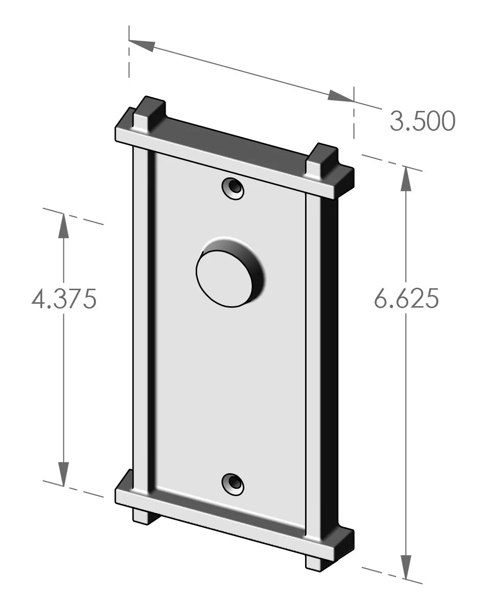 P-F356OH Trellis Passage Plate Specifications