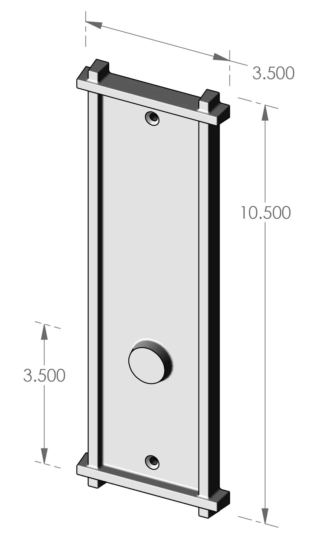 P-451 Trellis Passage Plate Specifications