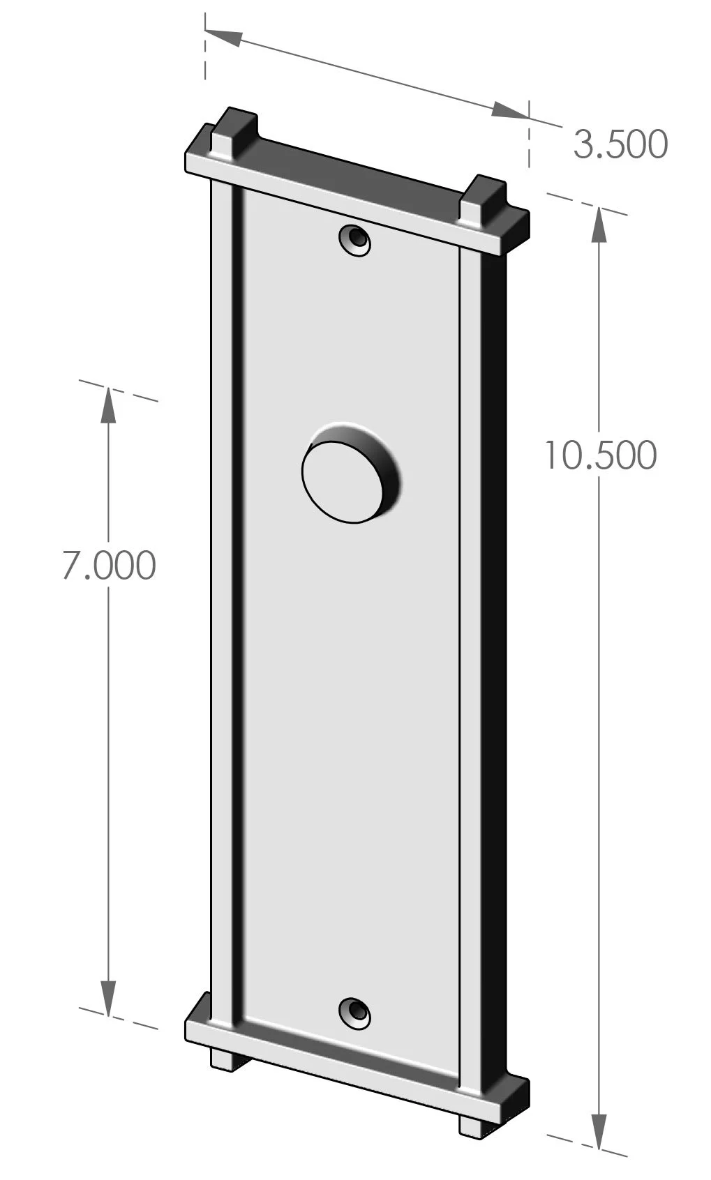P-F451 Trellis Passage Plate Specifications