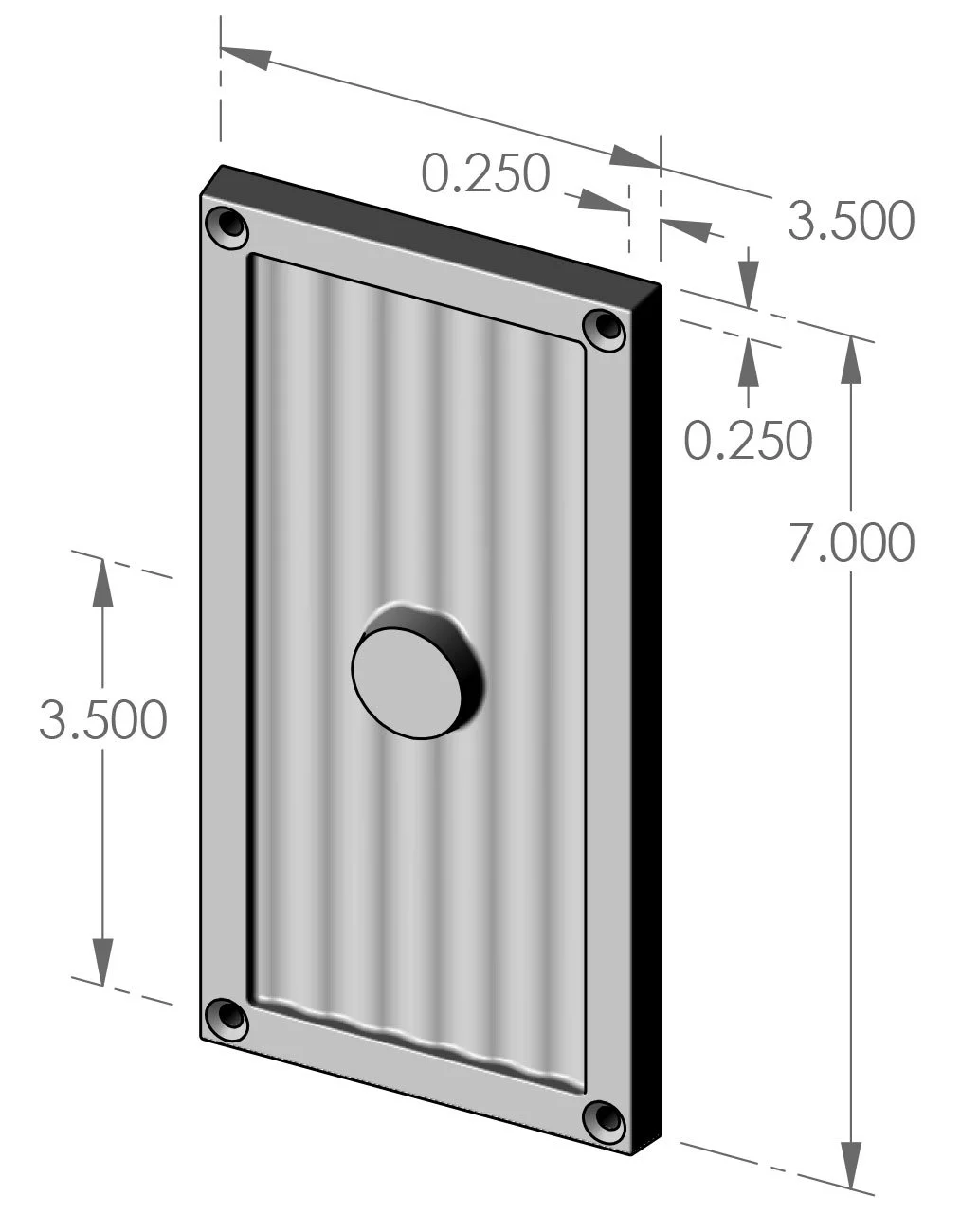 P-336 Corrugated with Band Passage Plate Specifications