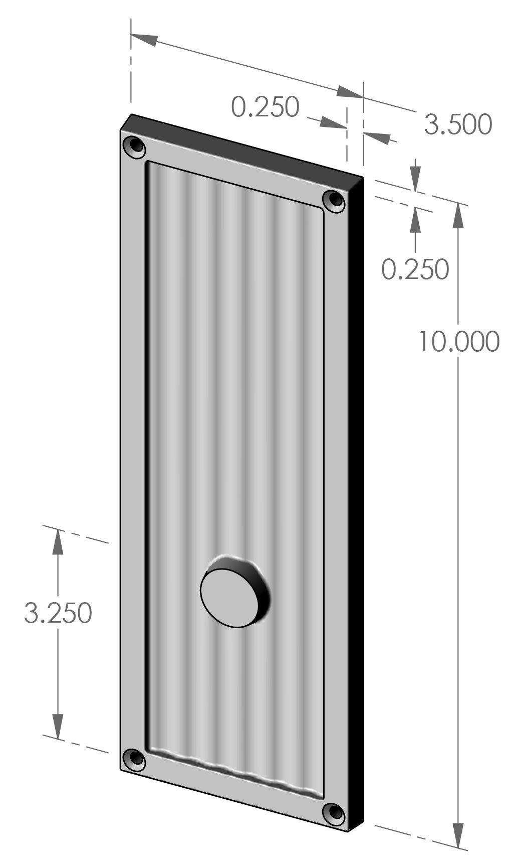 P-431 Corrugated with Band Passage Plate Specifications