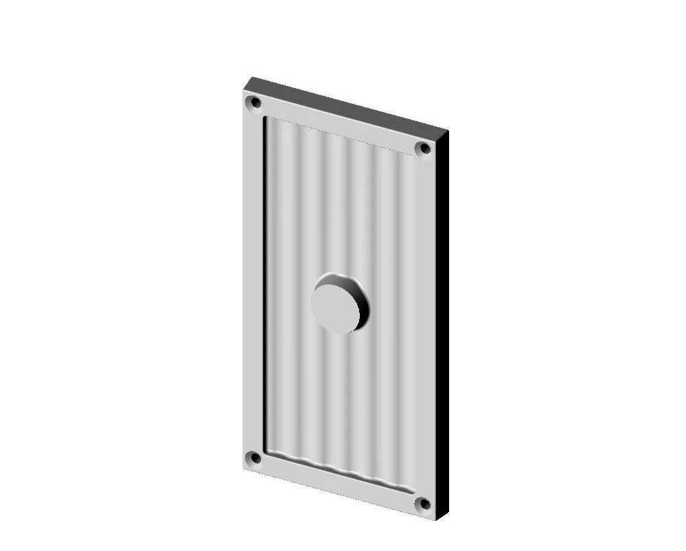 Corrugated with Band Escutcheon Plates