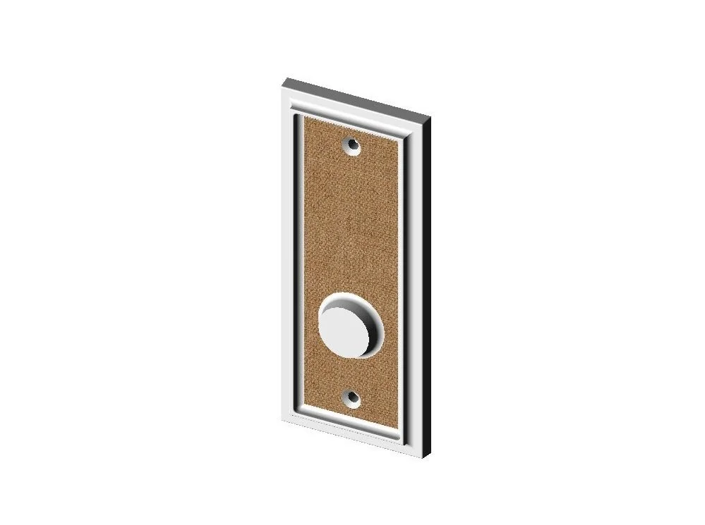 P-2406OH Ridge Burlap Passage Plate