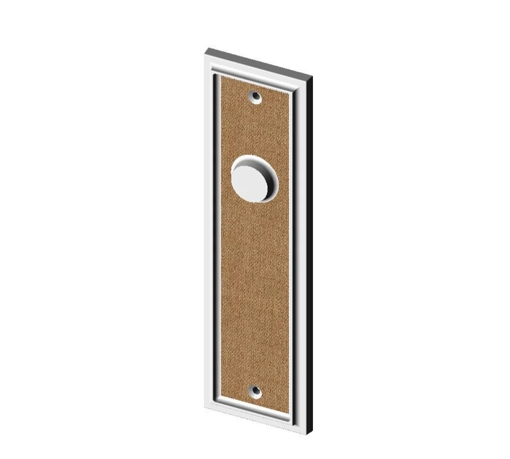 P-F-2408 Ridge Burlap Passage Plate