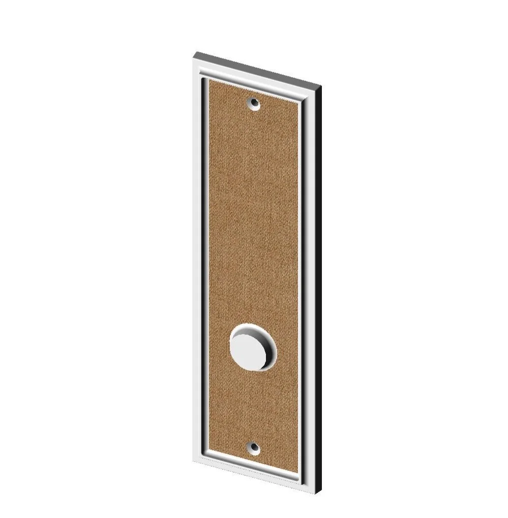 P-2410 Ridge Burlap Passage Plate