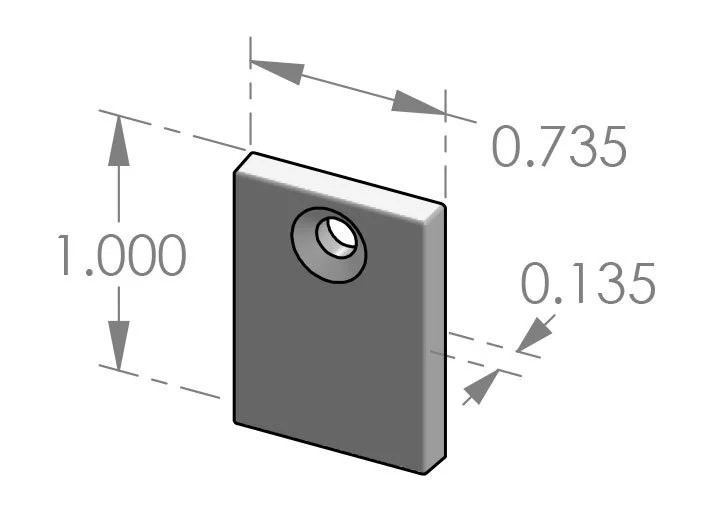 RC-7 Square Release Cover Specifications