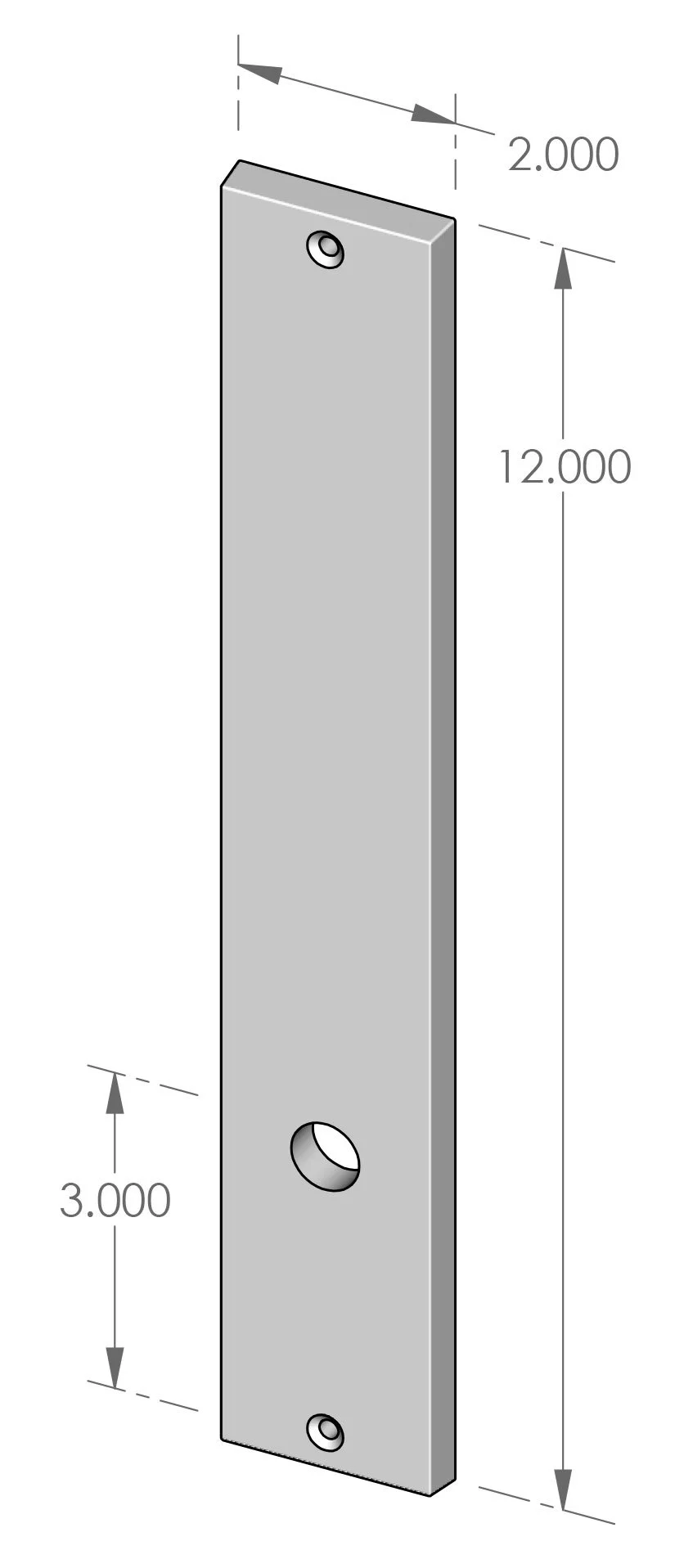 MP-US-N985 Novus Interior US Passage Plate Specifications