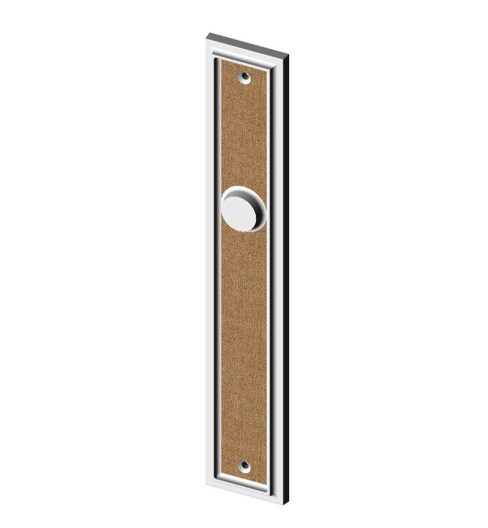 MP-2434 Ridge Burlap Profile Passage Plate