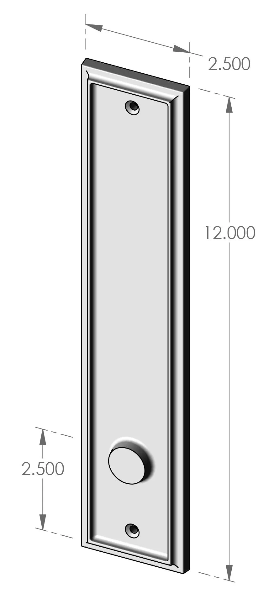 P-423PLD Ridge PLD Passage Plate Specifications