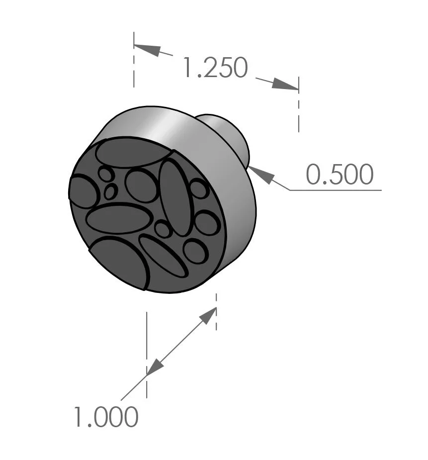 CK-432 Stone Cabinet Knob Specifications
