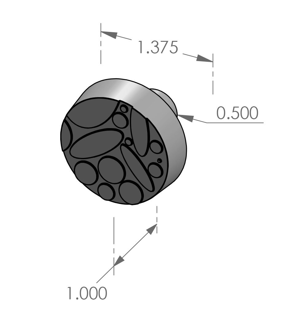 CK-433 Stone Cabinet Knob Specifications