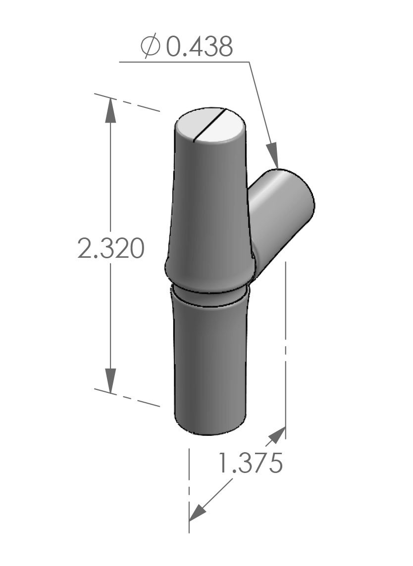 CK-1302 Bamboo Cabinet Knob Specifications