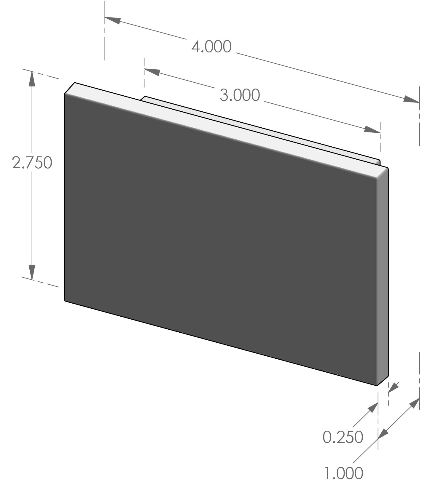 CK-1904 Contemporary Cabinet Pull  Specifications