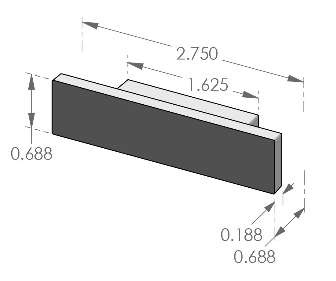 CK-1906 Contemporary Cabinet Pull Specifications